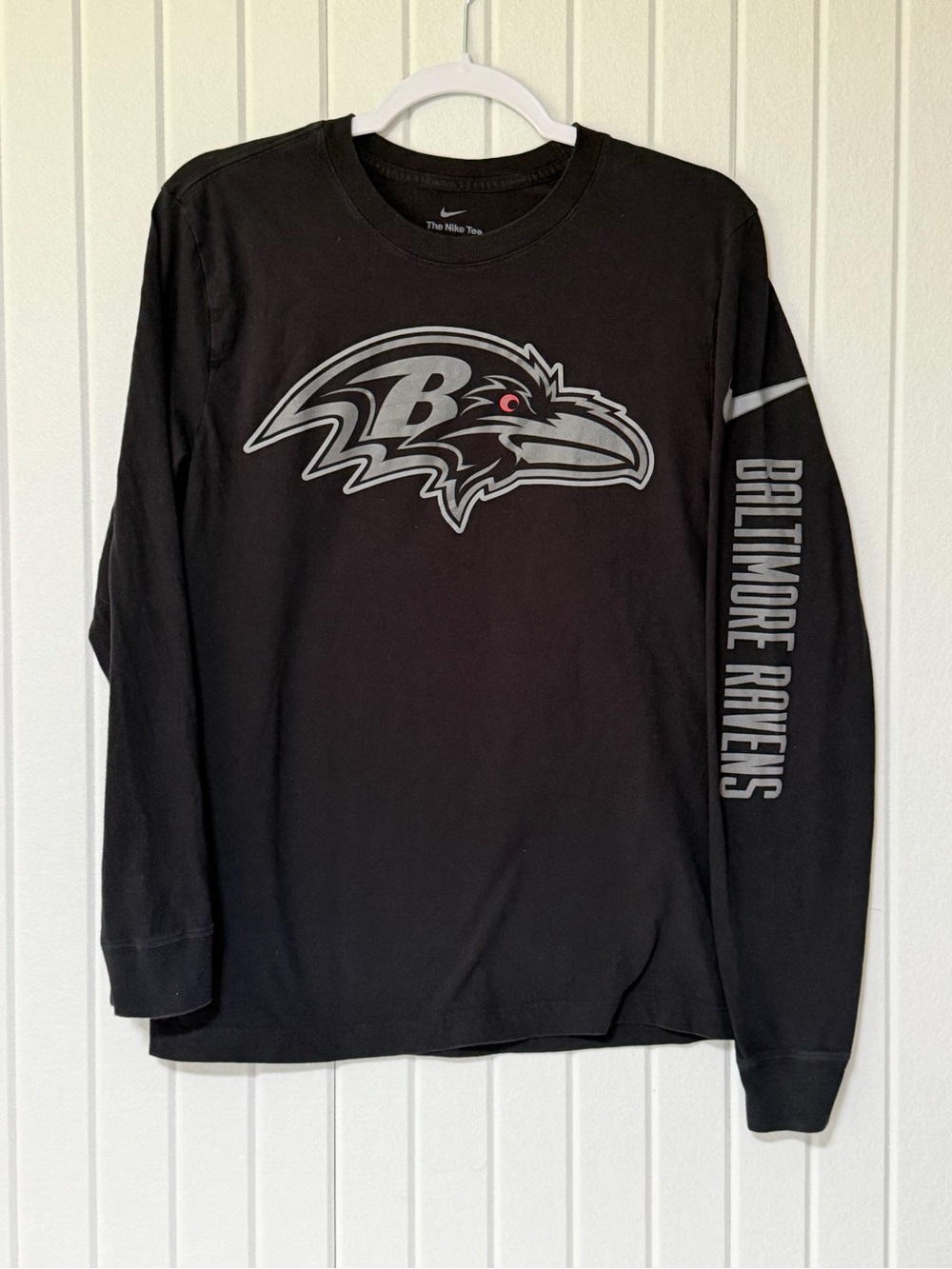 Nike Black Baltimore Ravens Long Sleeve Logo Tee